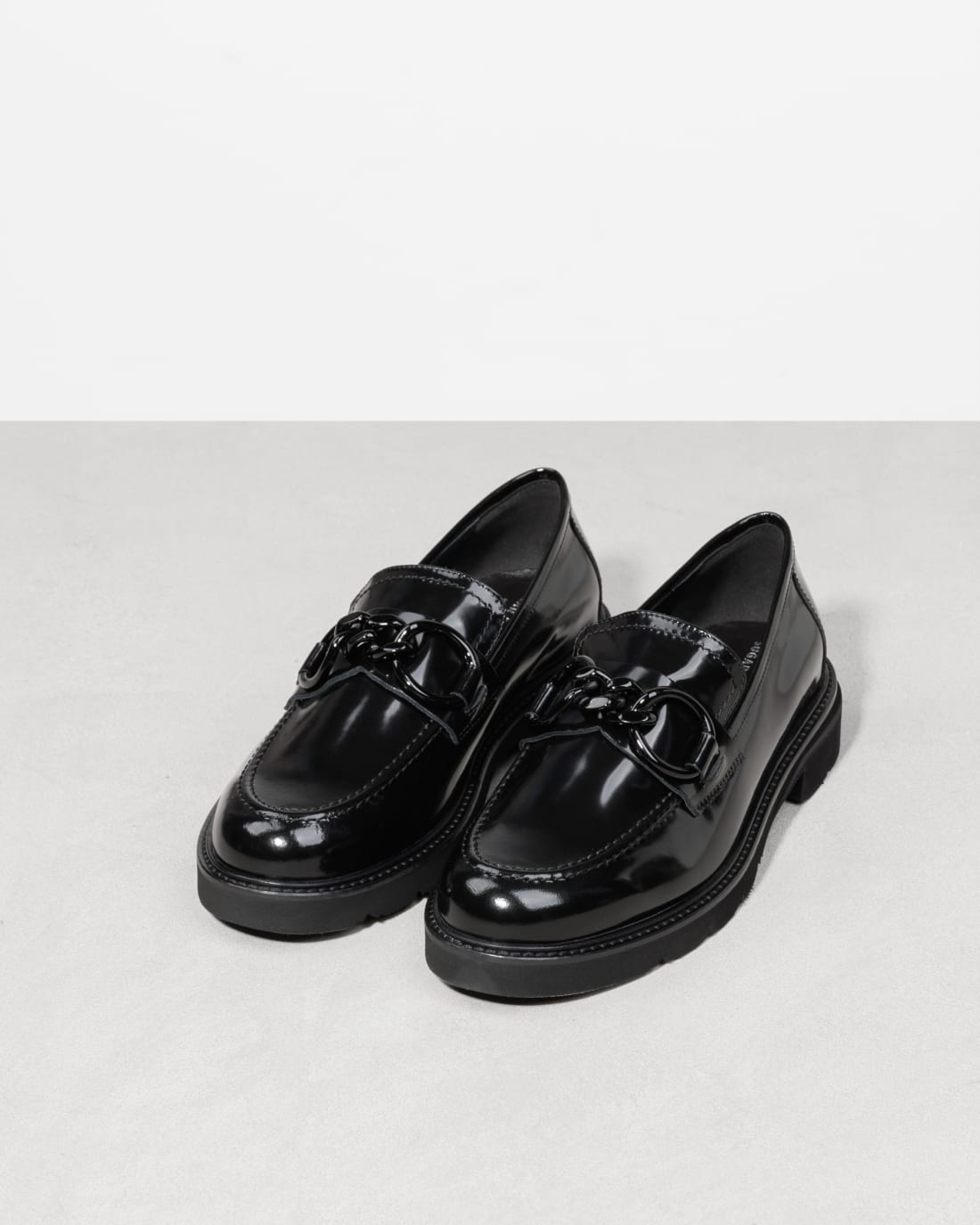 Черные кожаные туфли-лоферы - Image 2 of 7