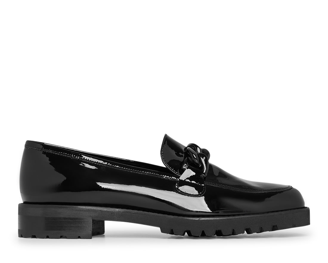 Черные лаковые лоферы - Image 1 of 4