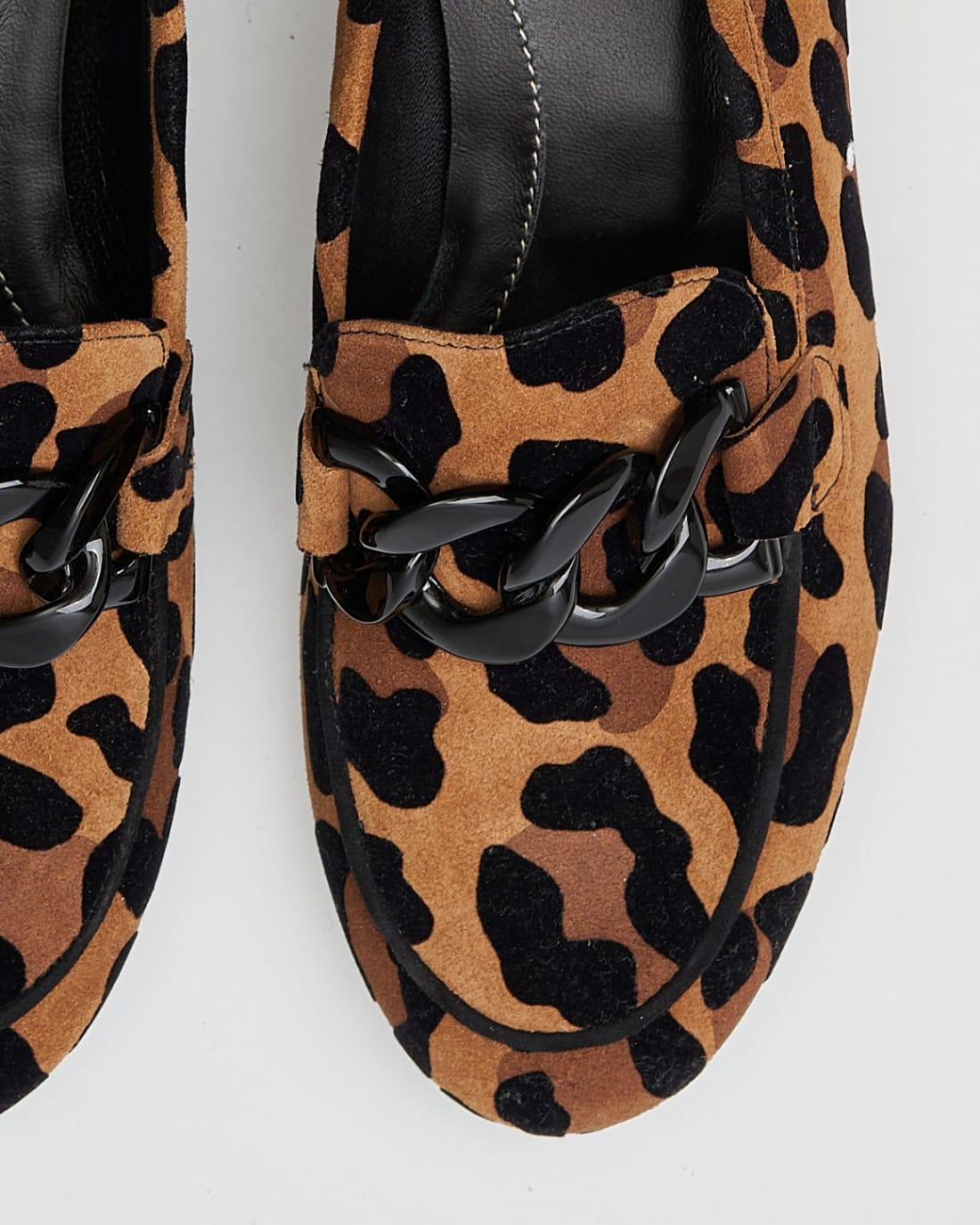 Леопардовые замшевые лоферы - Image 6 of 7