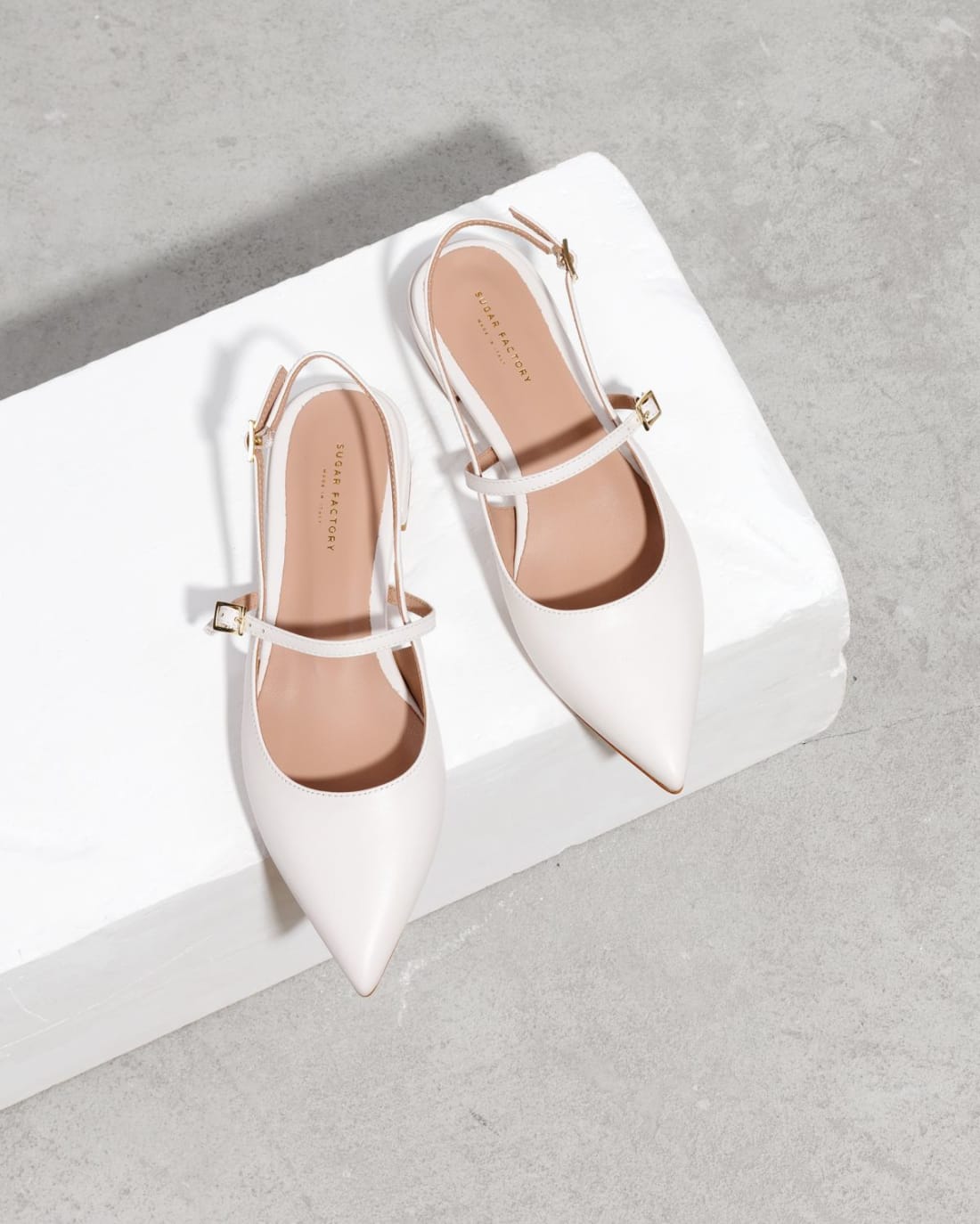 Белые кожаные туфли - Image 2 of 6