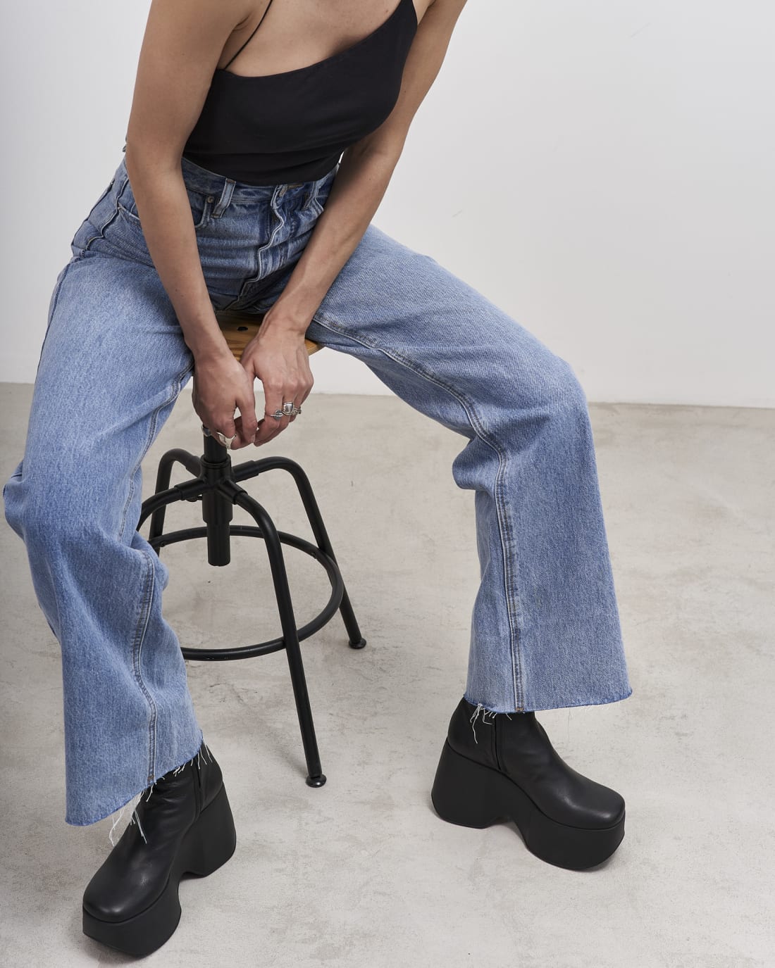 Черные кожаные ботильоны - Image 2 of 6