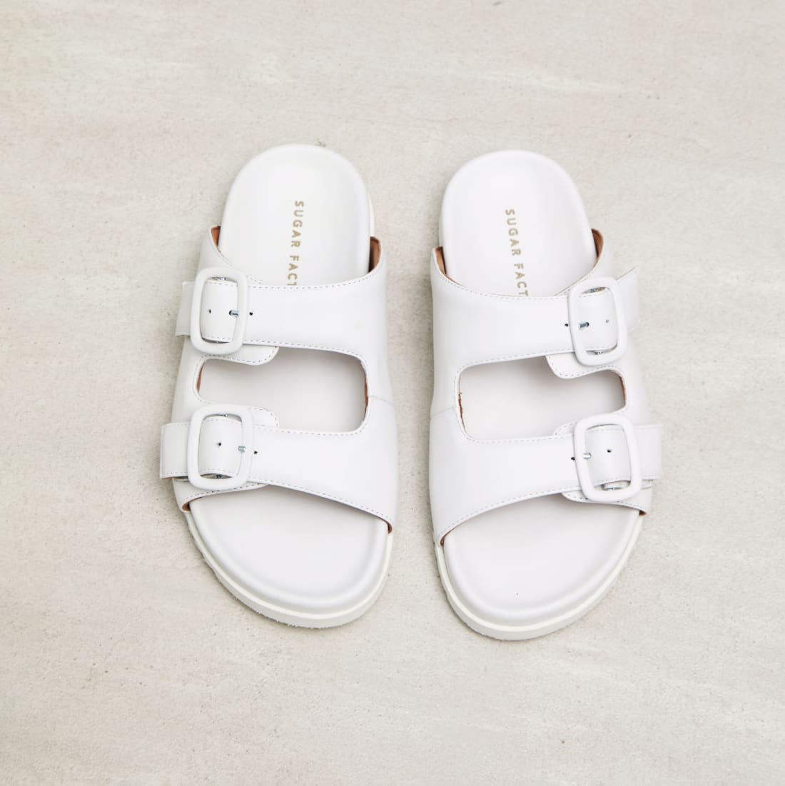 Белые кожаные биркенштоки - Image 2 of 5