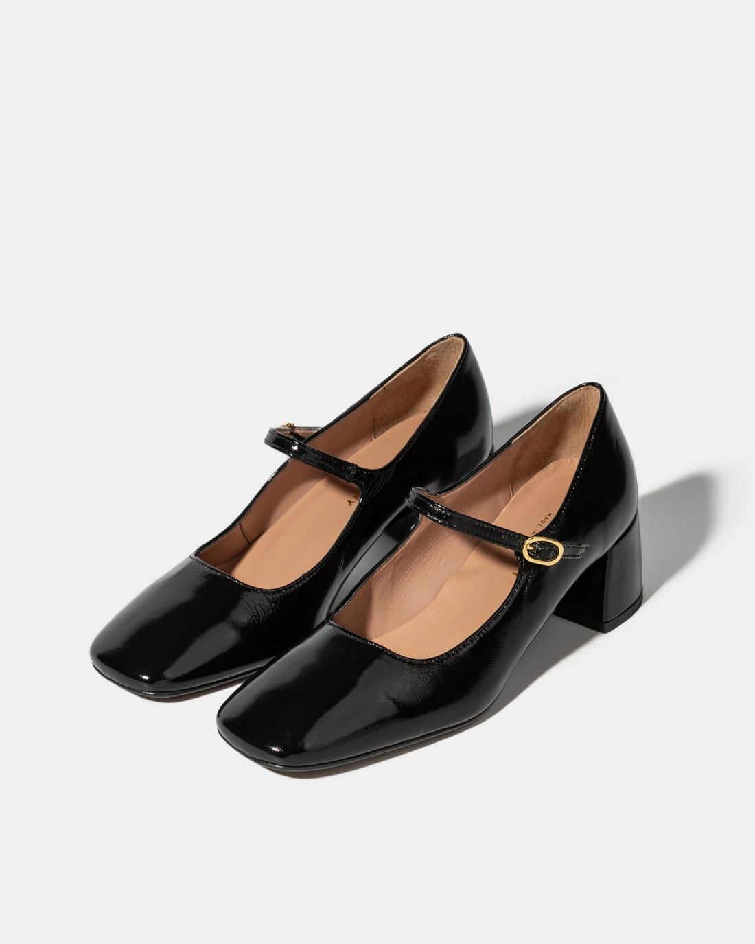 Черные кожаные туфли на каблуке - Image 2 of 4