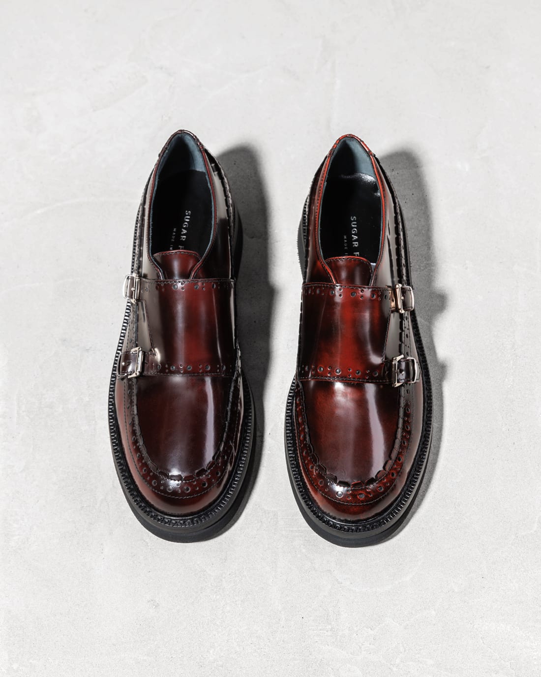 Бордовые лоферы из натуральной кожи - Image 3 of 4