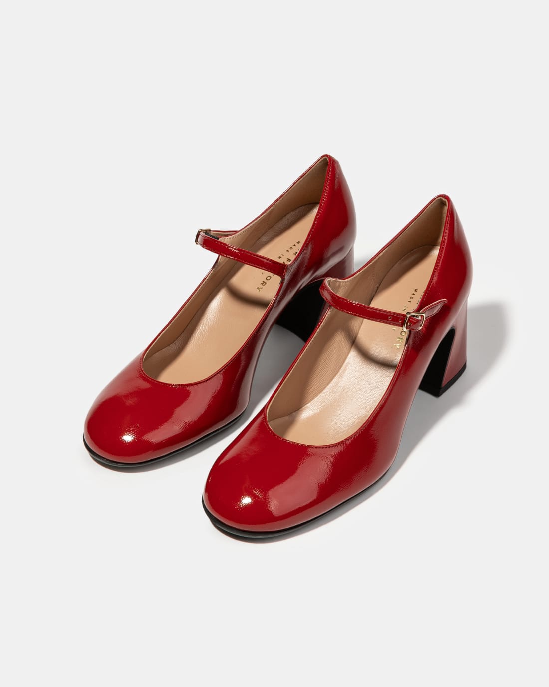 Красные кожаные туфли на каблуке - Image 2 of 6