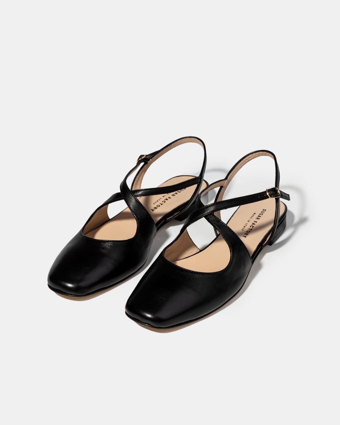 Чёрные кожаные туфли с ремешками - Image 2 of 4