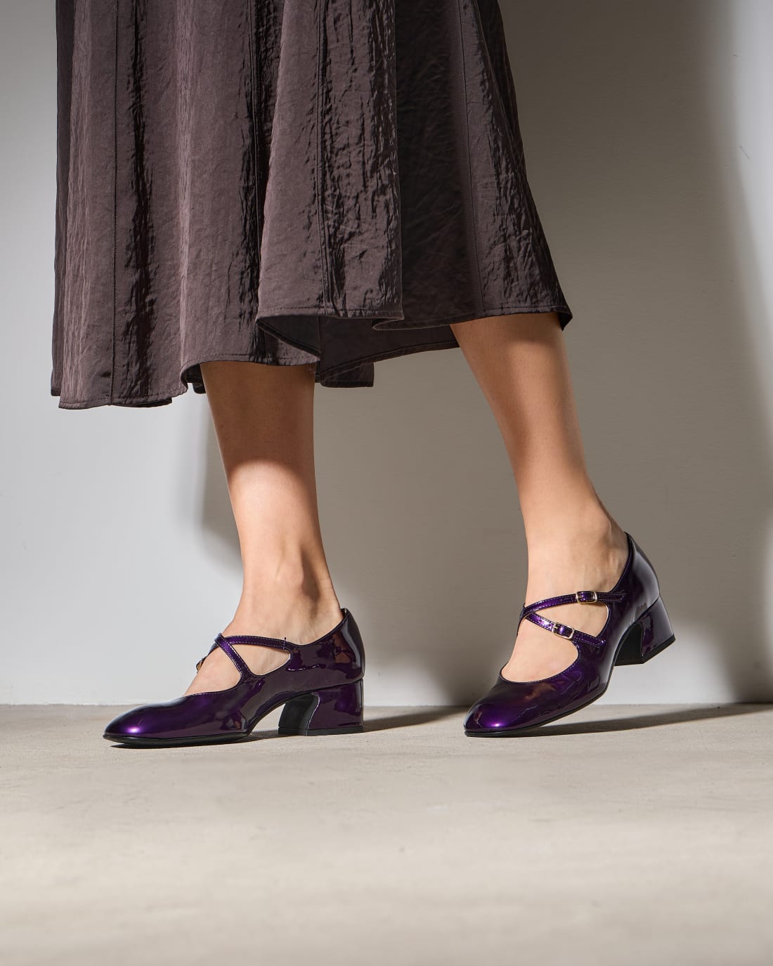 Сиреневые лакированные туфли mary jane - Image 6 of 6