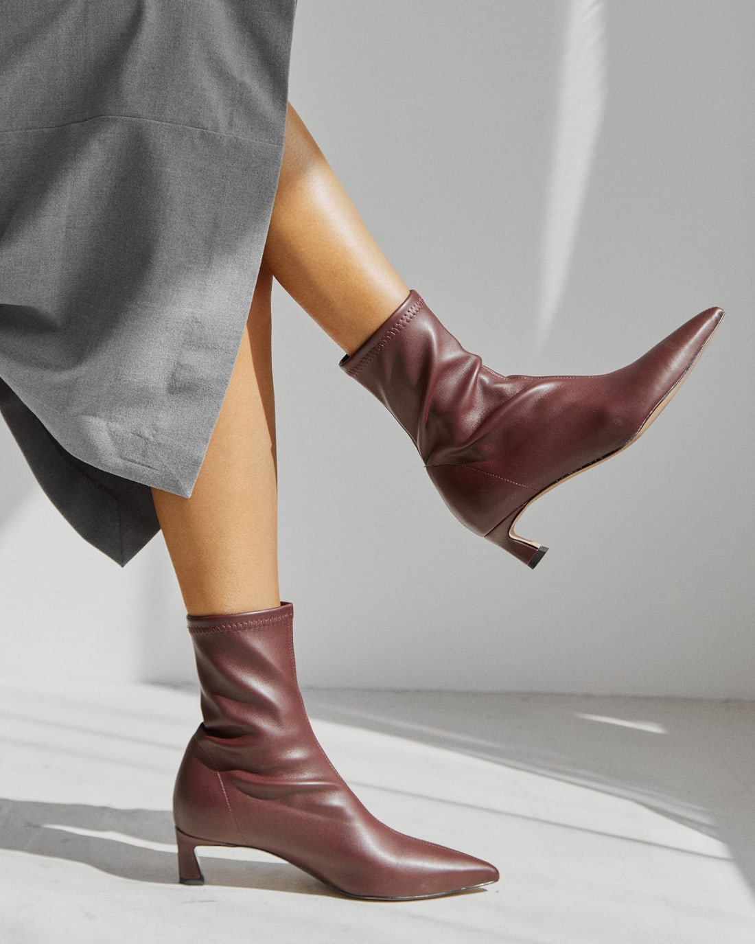 Бордовые ботильоны - Image 5 of 5