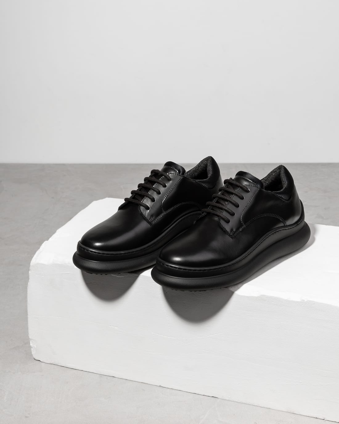 Черные кожаные полуботинки - Image 2 of 8