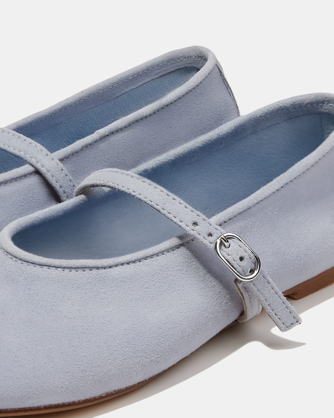Голубые замшевые балетки - Image 4 of 4