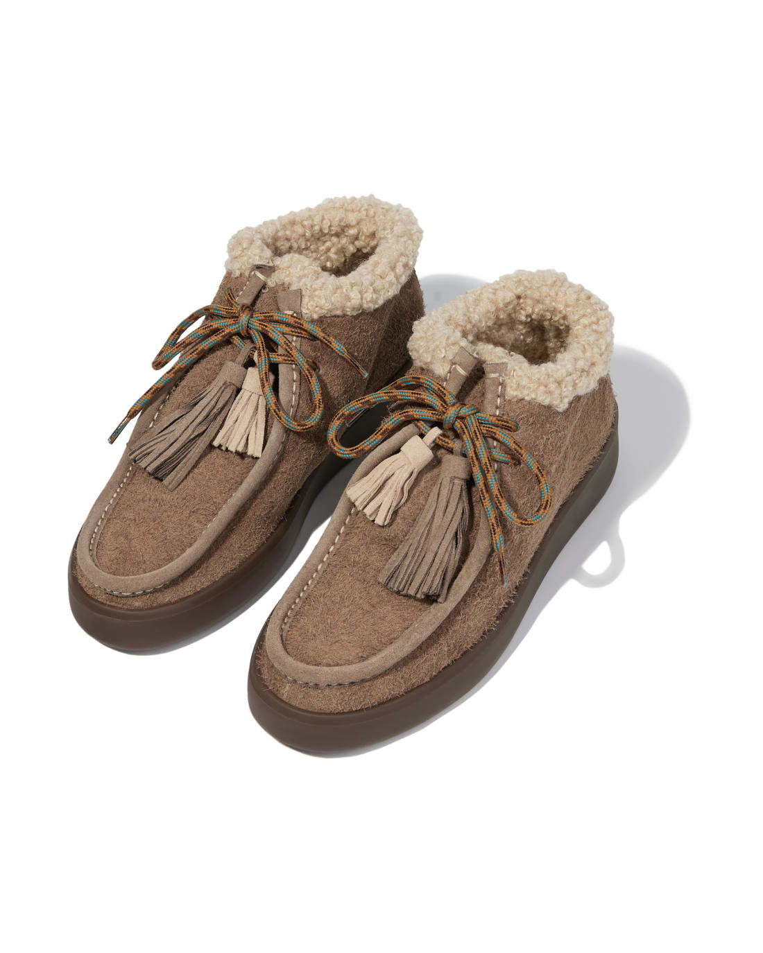 Серо-коричневые кожаные ботинки - Image 2 of 4