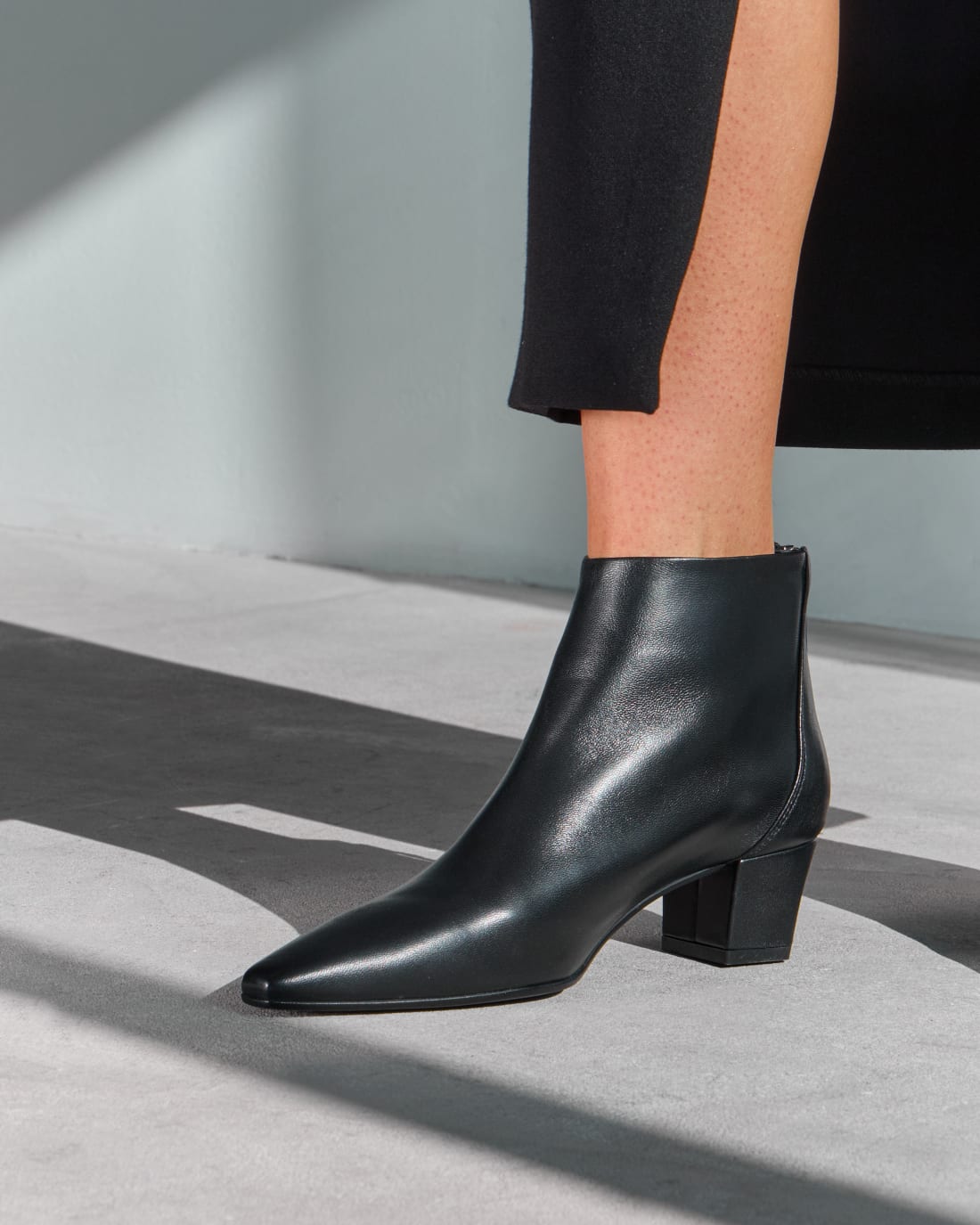 Черные классические кожаные ботильоны - Image 5 of 5