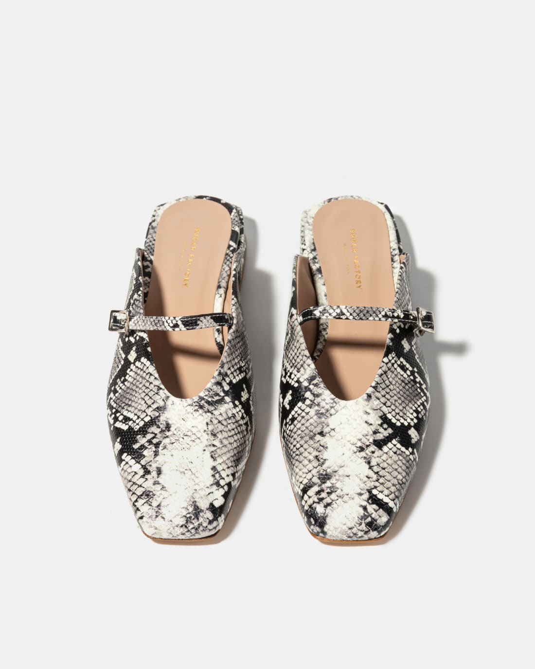 Кожаные слиперы с принтом питона - Image 3 of 5