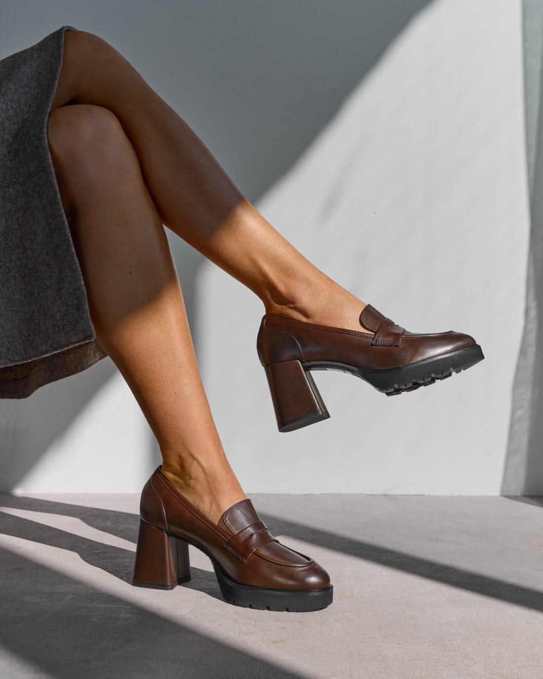 Коричневые лоферы из натуральной кожи - Image 6 of 6