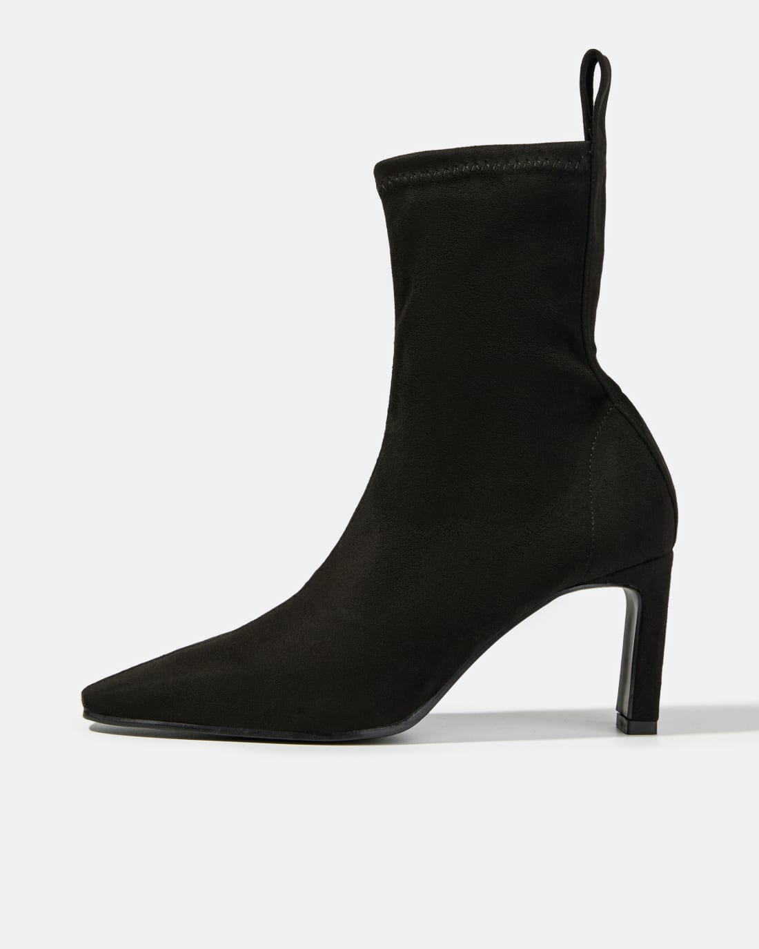 Черные ботильоны на высоком каблуке - Image 1 of 5