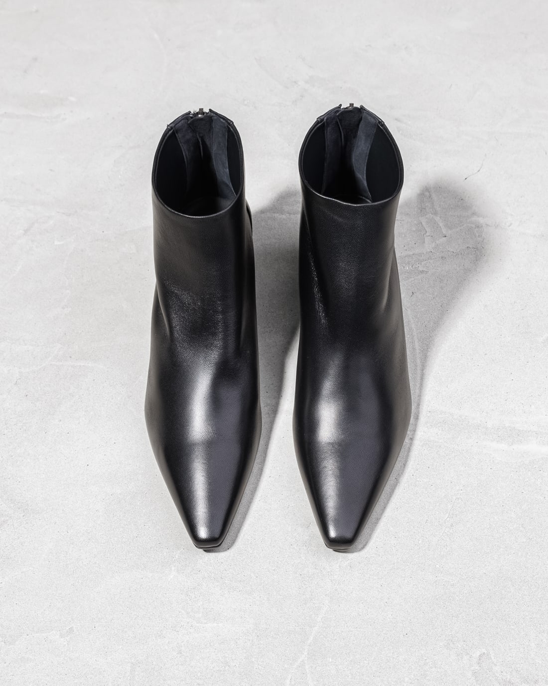 Черные классические кожаные ботильоны - Image 3 of 5