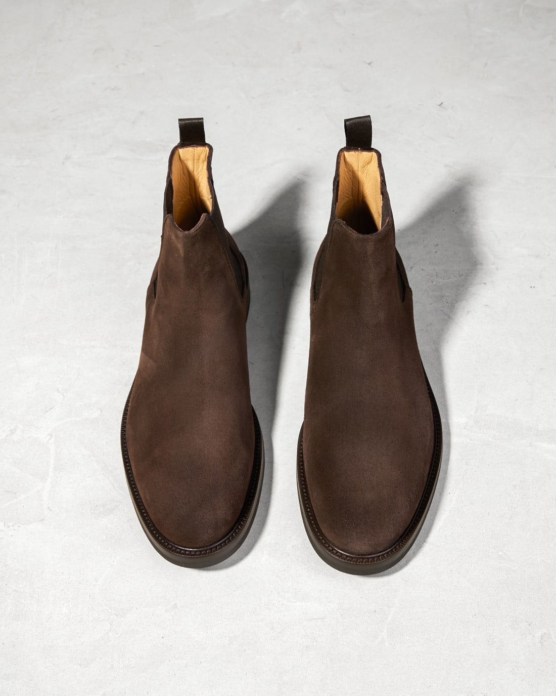 Темно-коричневые замшевые ботинки-челси - Image 2 of 5