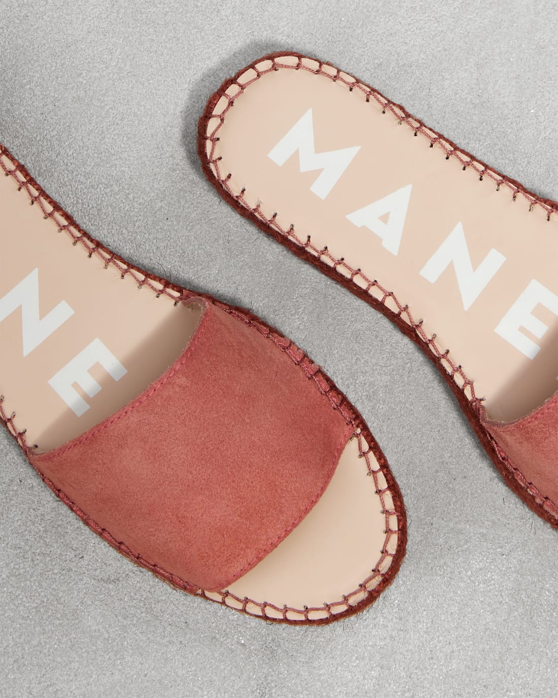 Замшевые бордовые шлепанцы - Image 4 of 6