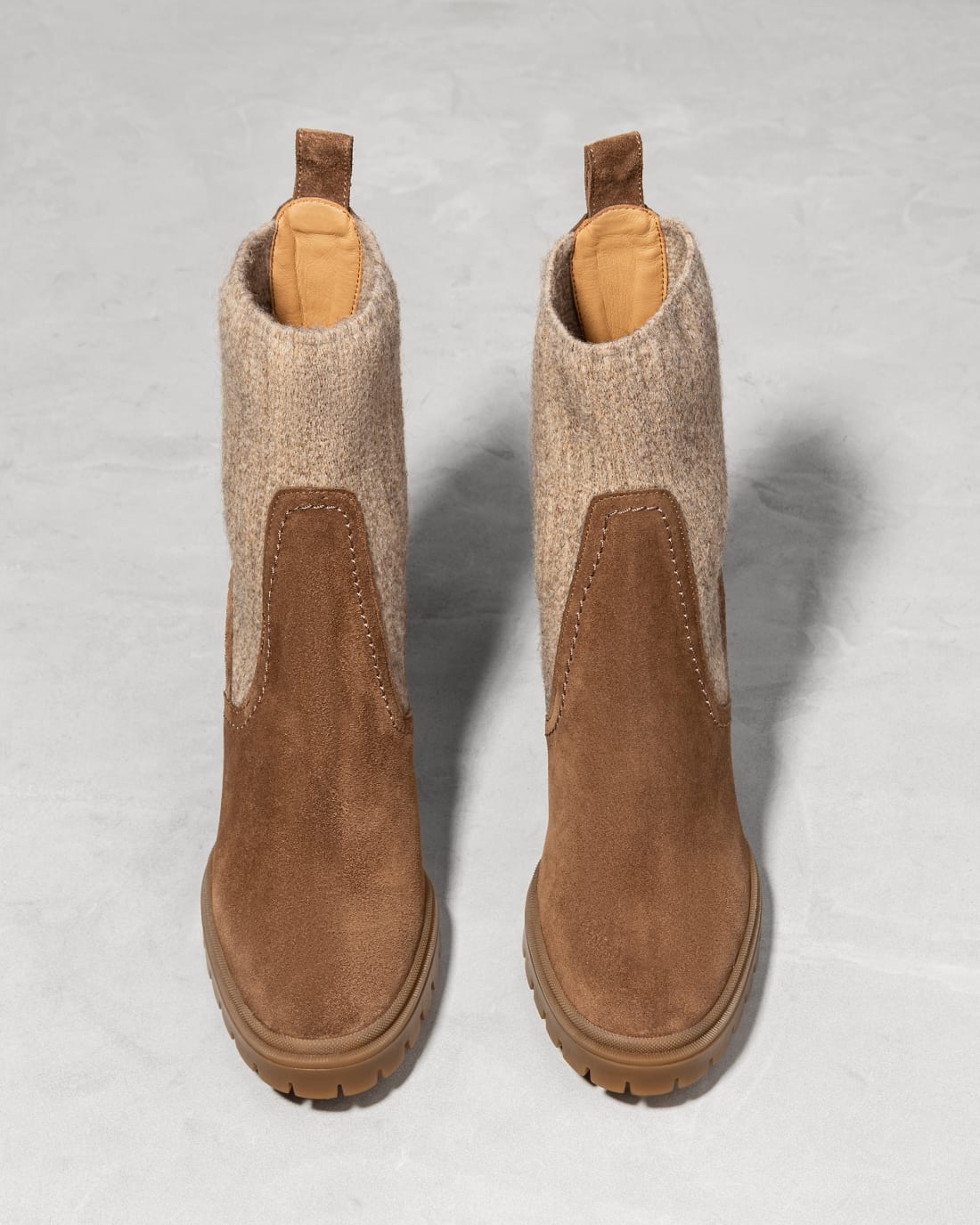 Коричневые замшевые ботинки - Image 2 of 4