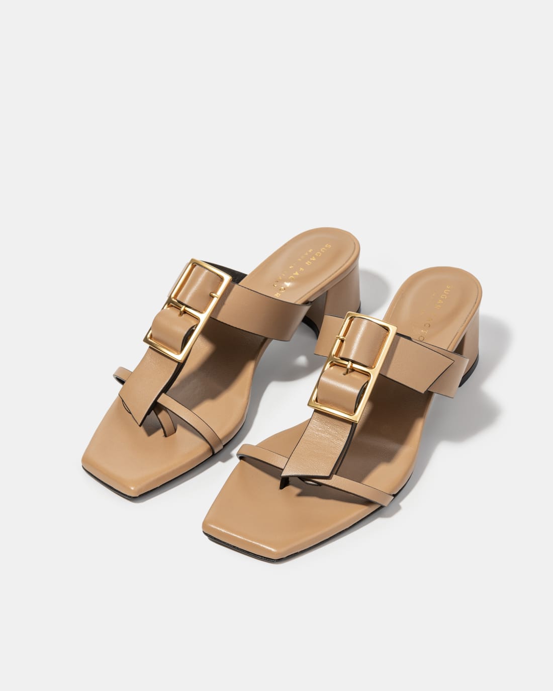 Бежевые мюли из натуральной кожи - Image 2 of 4