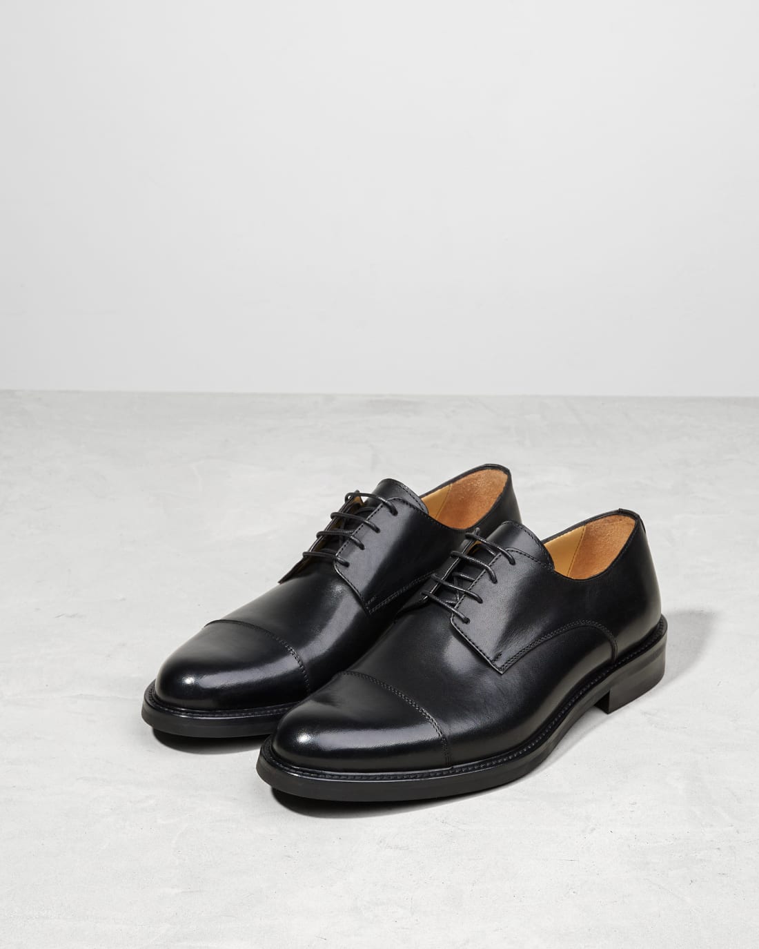 Черные кожаные классические туфли - Image 2 of 5