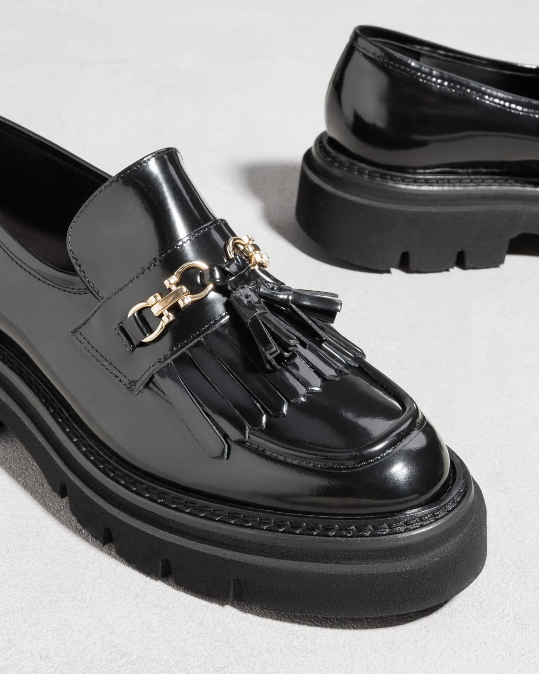 Черные кожаные мокасины - Image 4 of 5