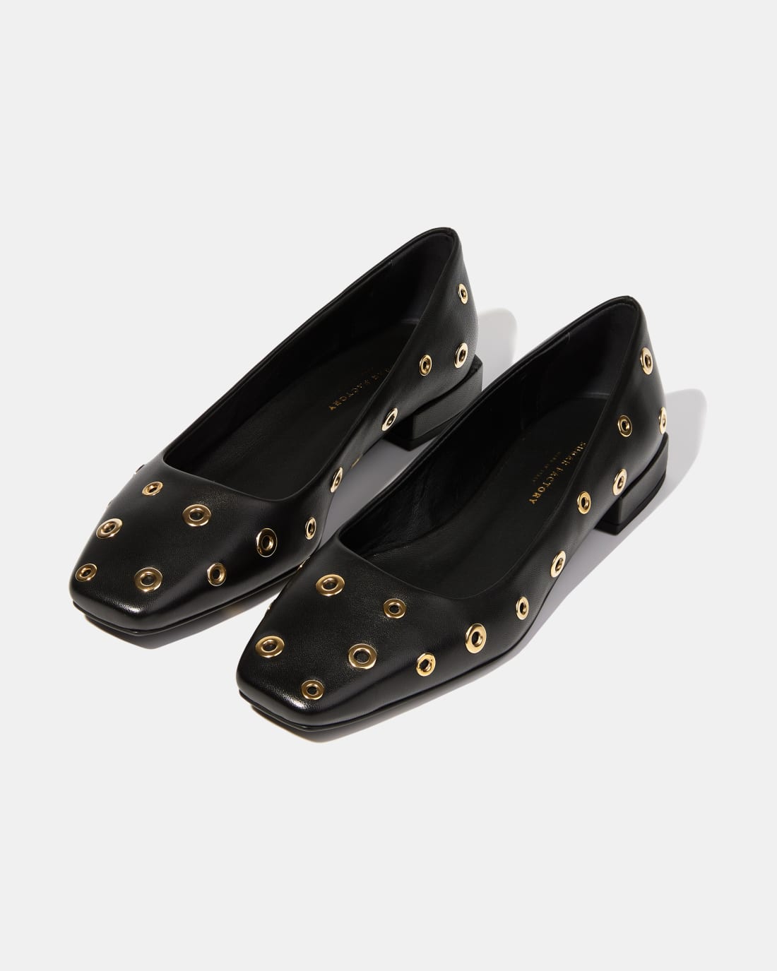 Черные кожаные туфли с заклепками - Image 2 of 5