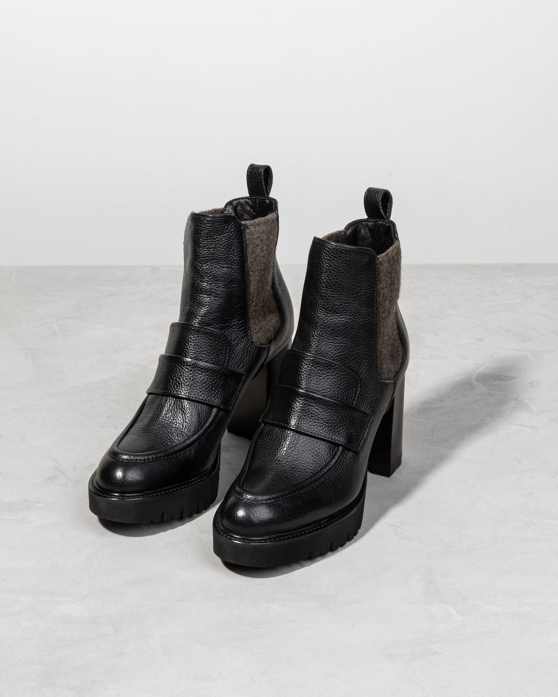 Черные кожаные ботильоны - Image 2 of 5