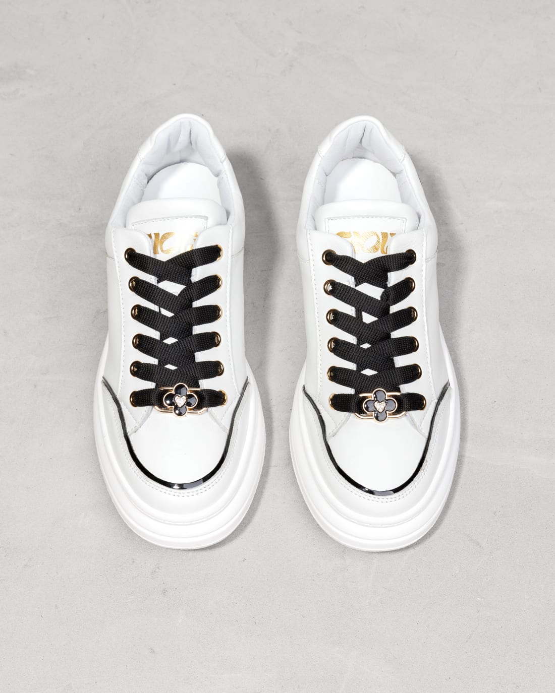 Белые кожаные кроссовки - Image 3 of 4