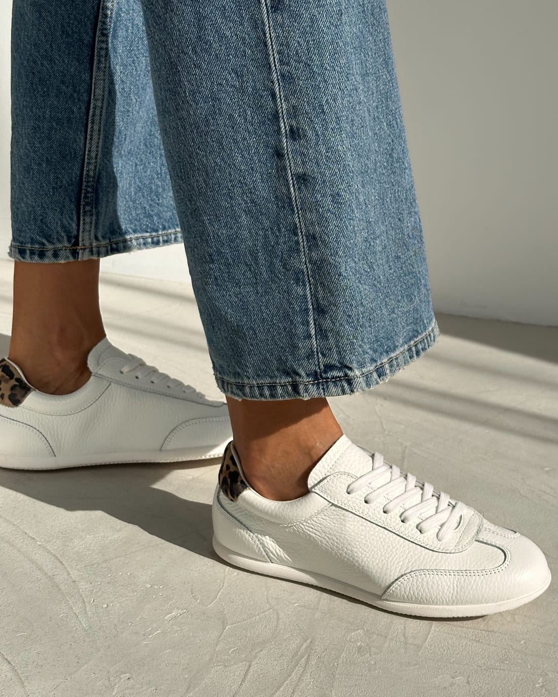 Белые кеды из натуральной кожи - Image 5 of 5