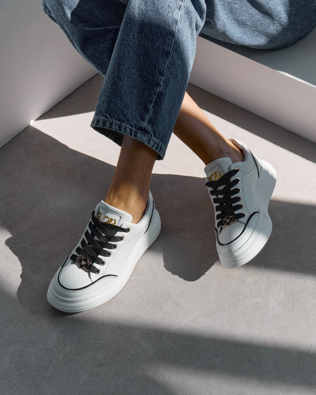 Белые кожаные кеды - Image 7 of 7