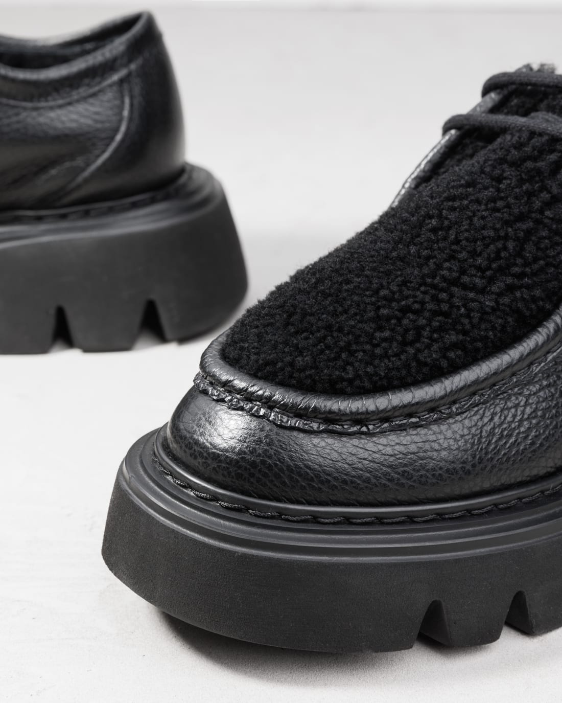 Черные кожаные полуботинки - Image 4 of 6