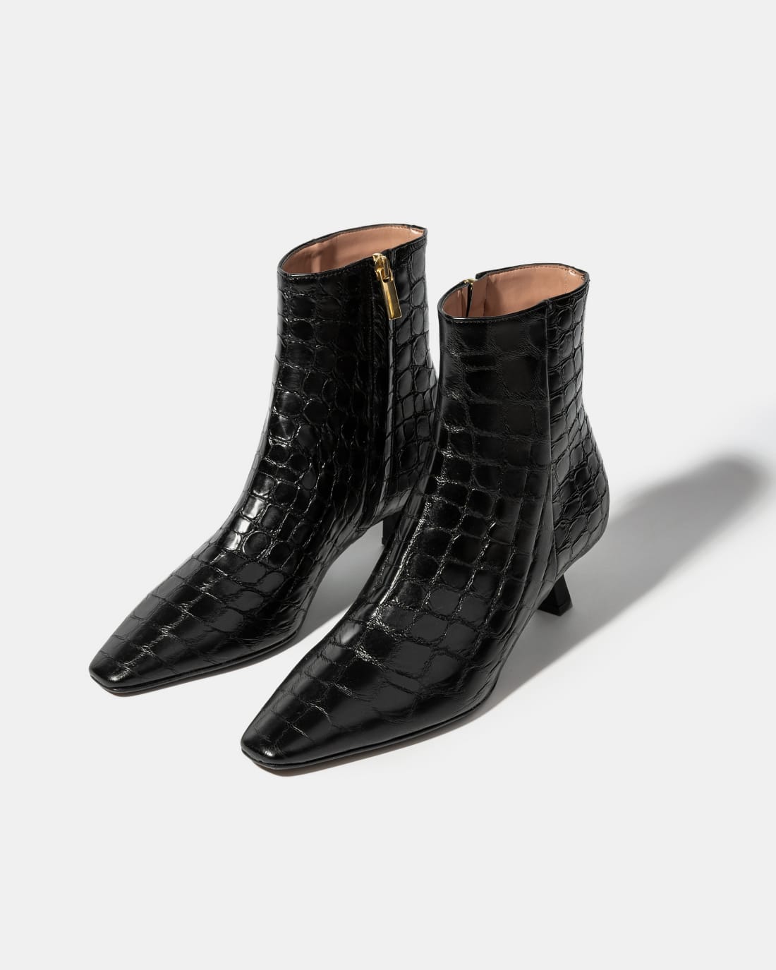 Черные кожаные ботильоны - Image 2 of 5