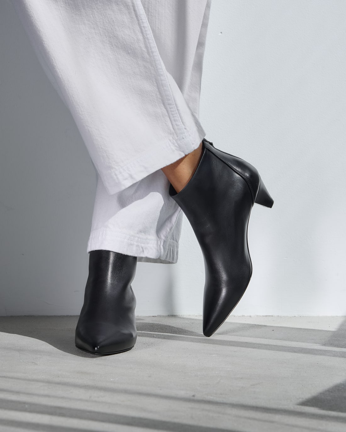 Черные ботильоны из натуральной кожи - Image 4 of 6