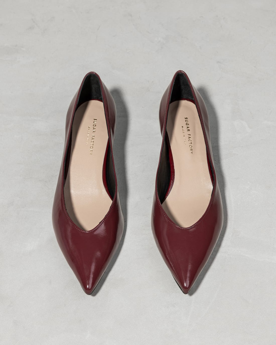 Винные лакированные туфли - Image 3 of 6