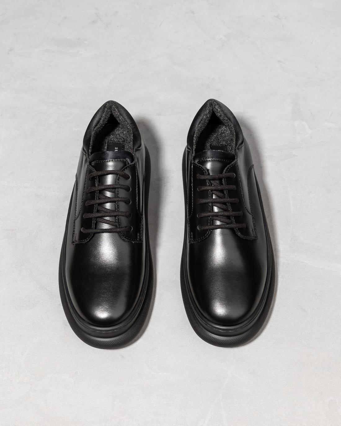 Черные кожаные полуботинки - Image 3 of 8