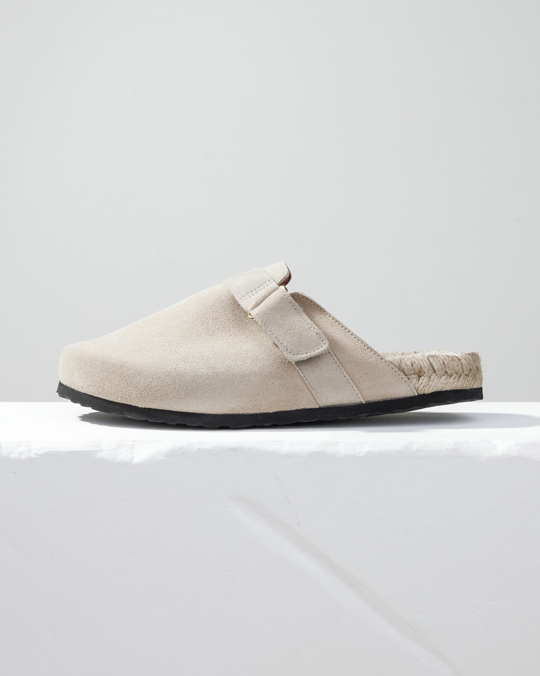 Бежевые замшевые слиперы - Image 1 of 7