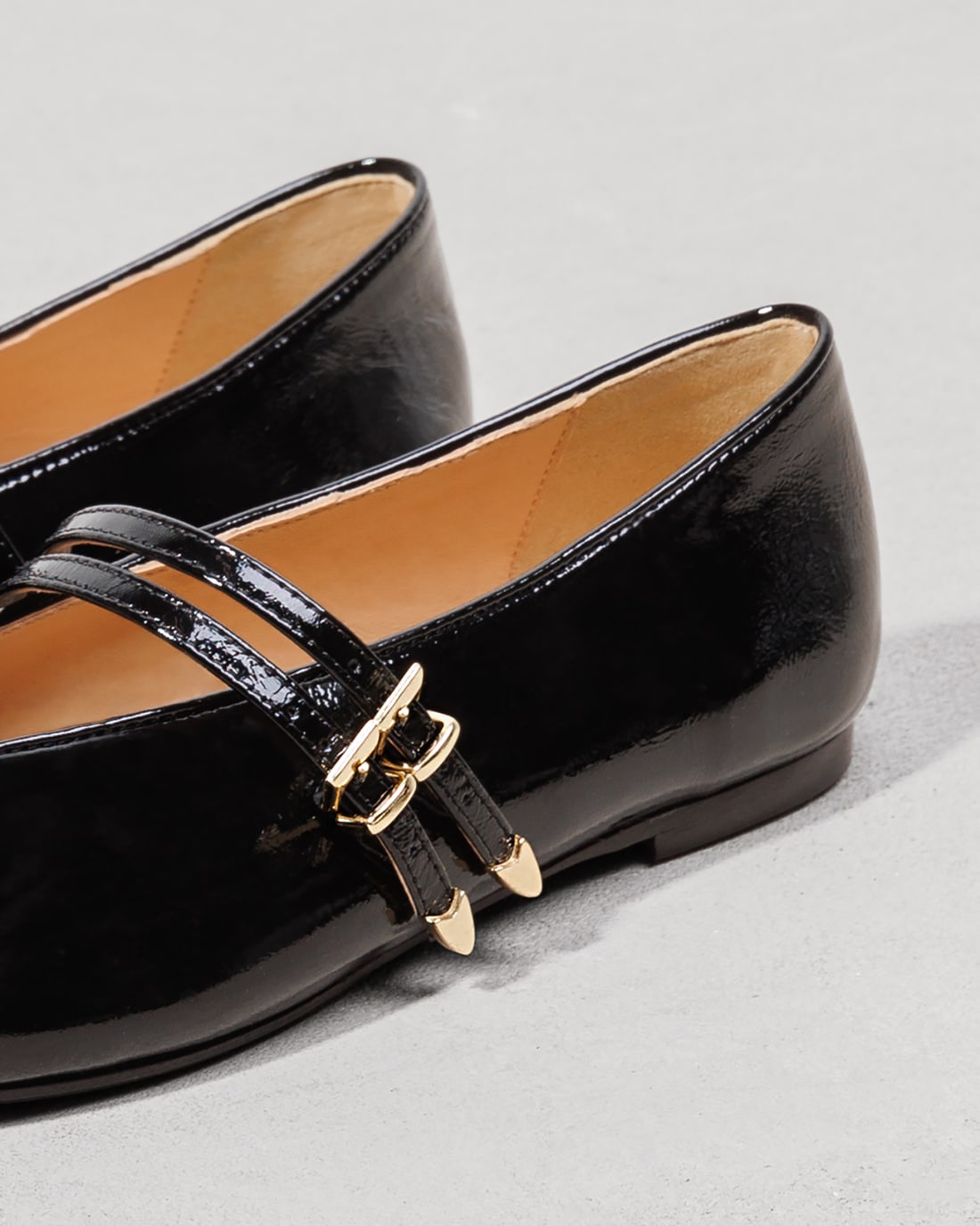 Черные лакированные балетки - Image 4 of 6