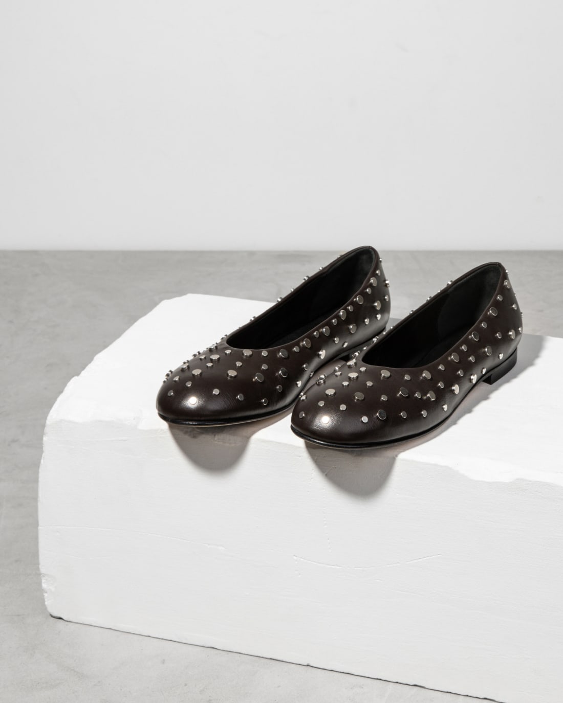 Черные кожаные балетки - Image 2 of 6