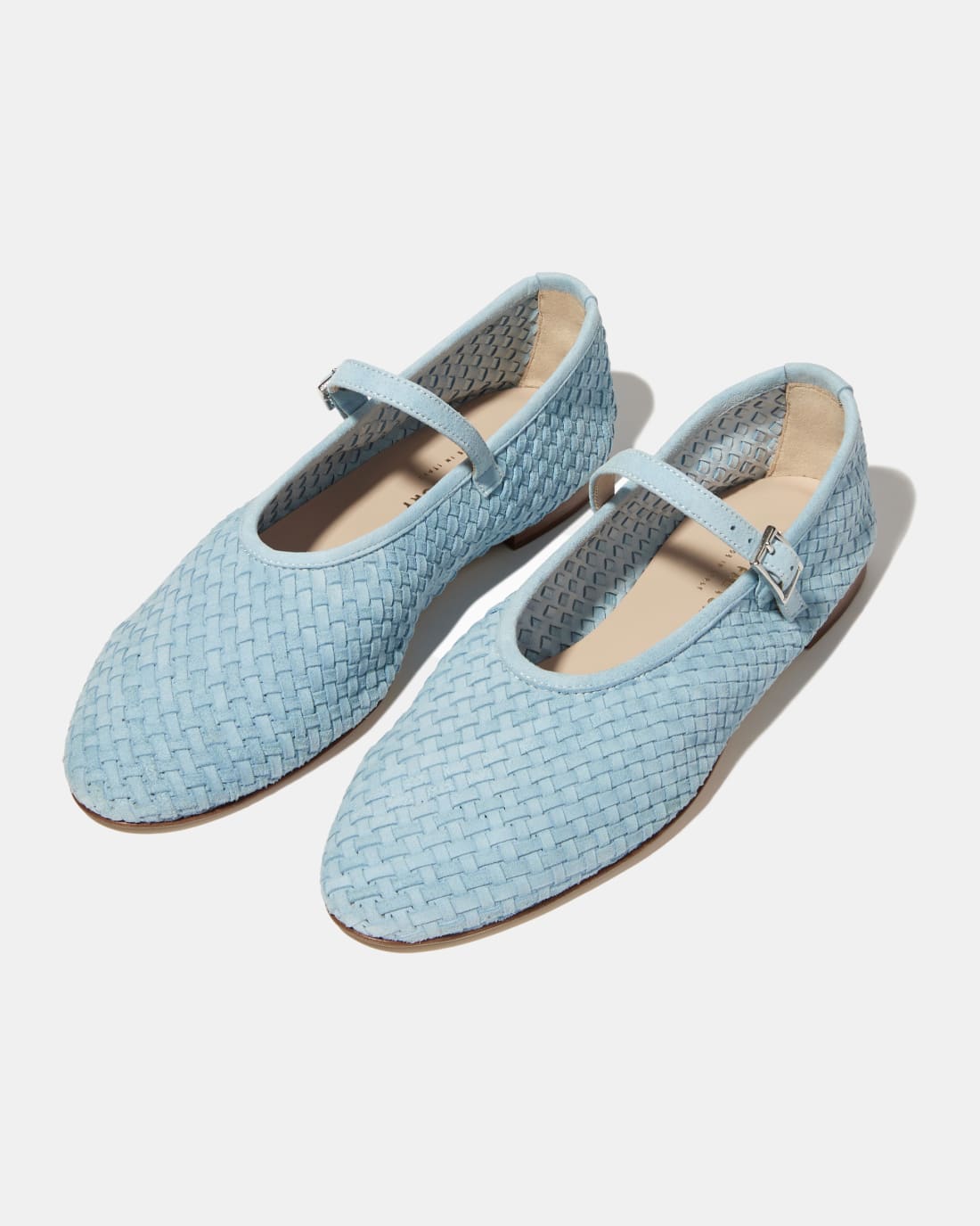 Голубые замшевые балетки - Image 2 of 5