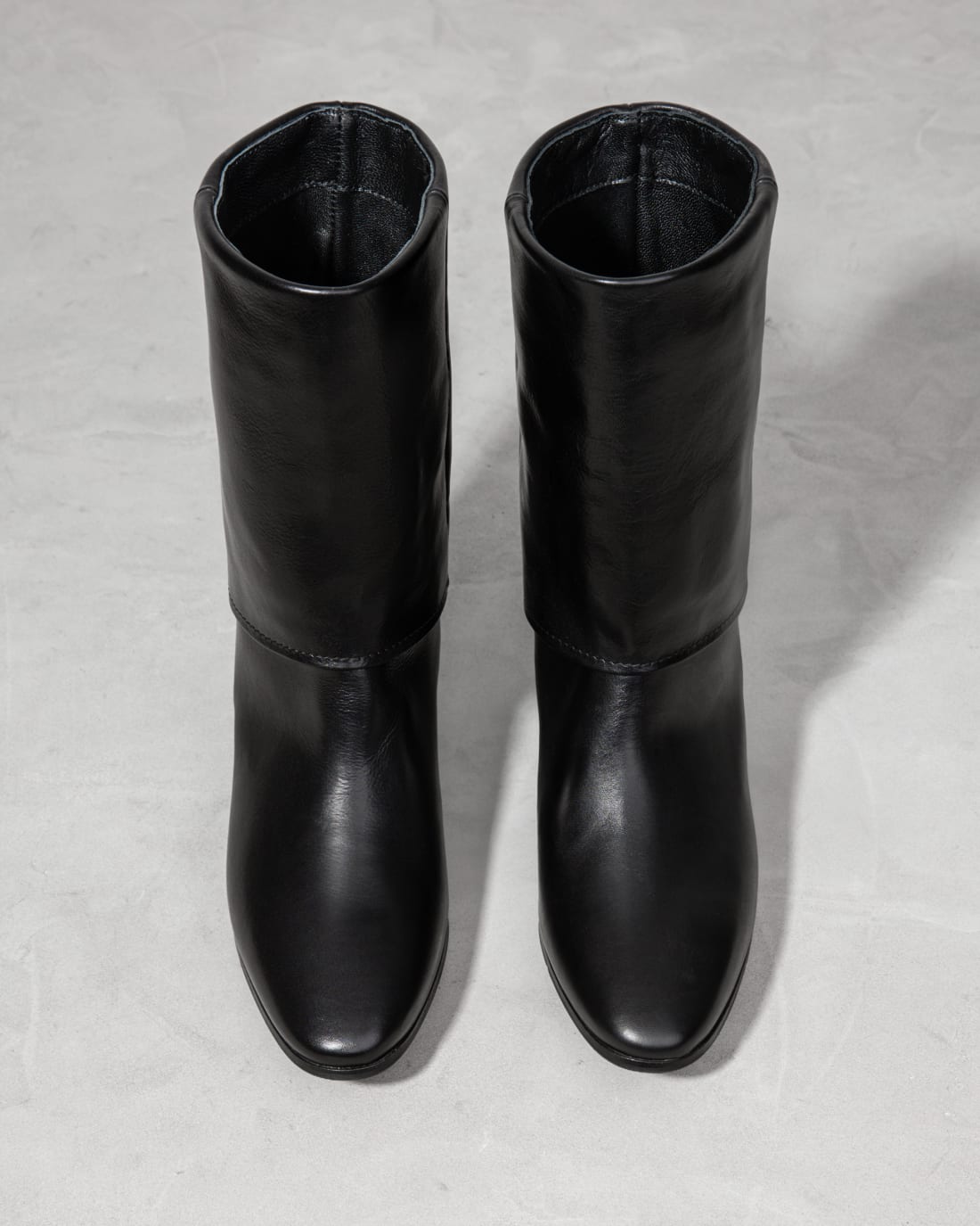 Черные кожаные полусапоги - Image 3 of 4