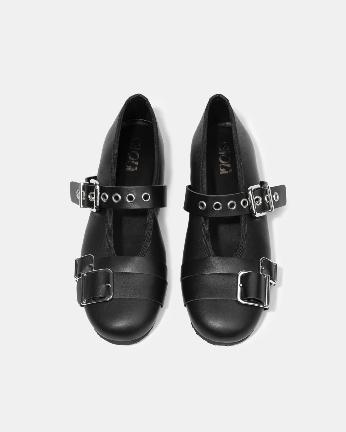 Черные кожаные туфли с пряжкой - Image 4 of 5