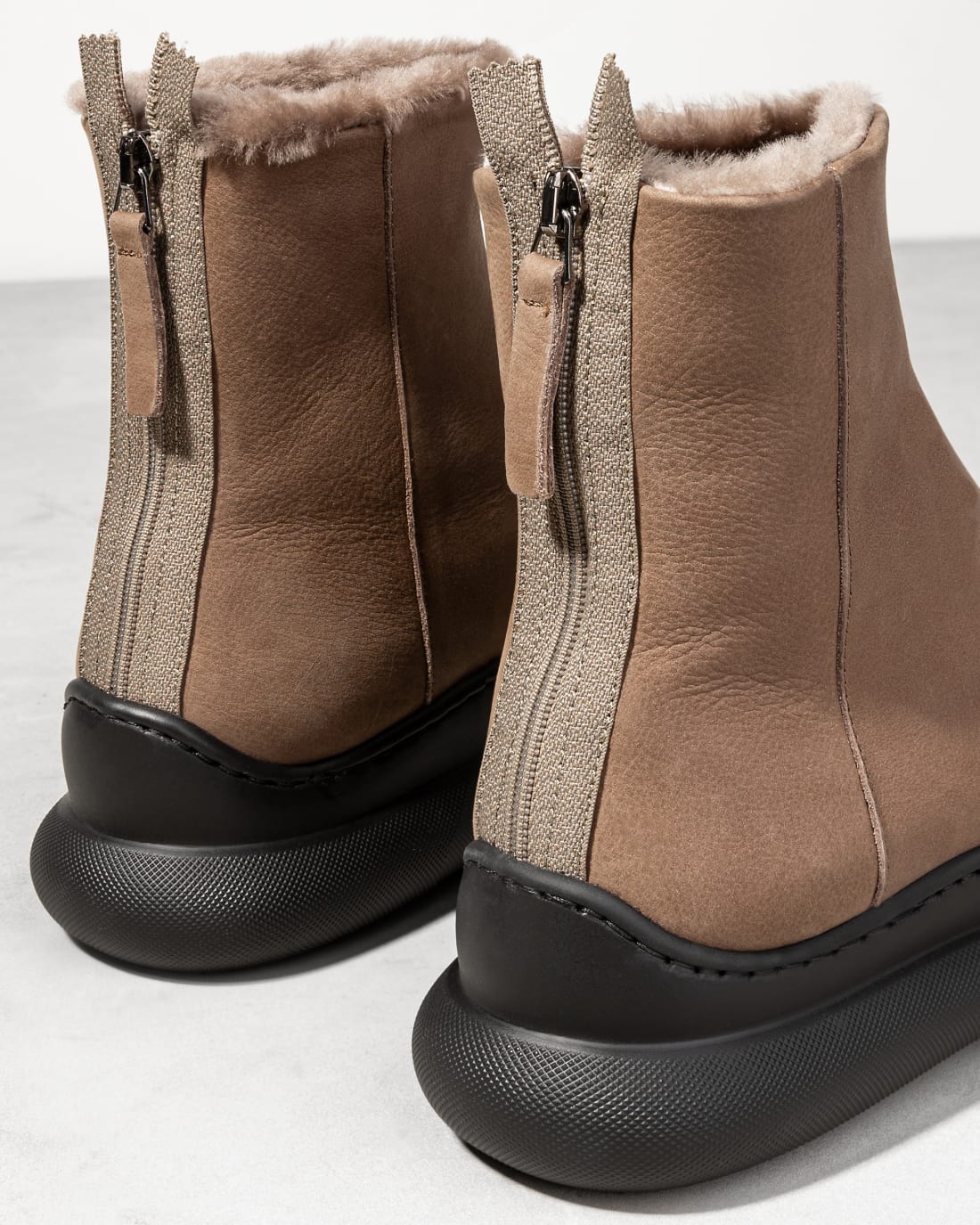 Бежевые зимние ботинки - Image 4 of 4