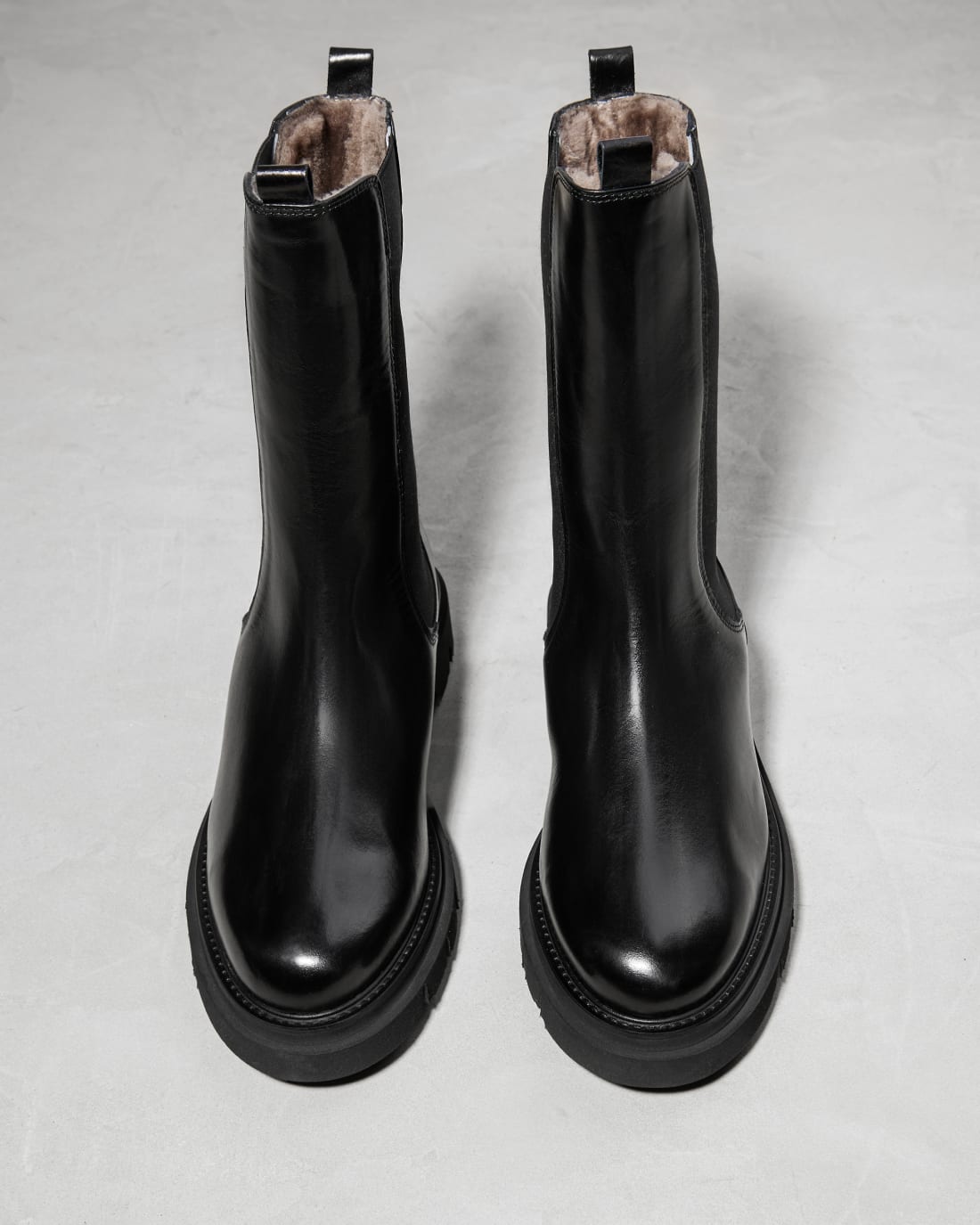Черные челси с натуральным мехом внутри - Image 3 of 5