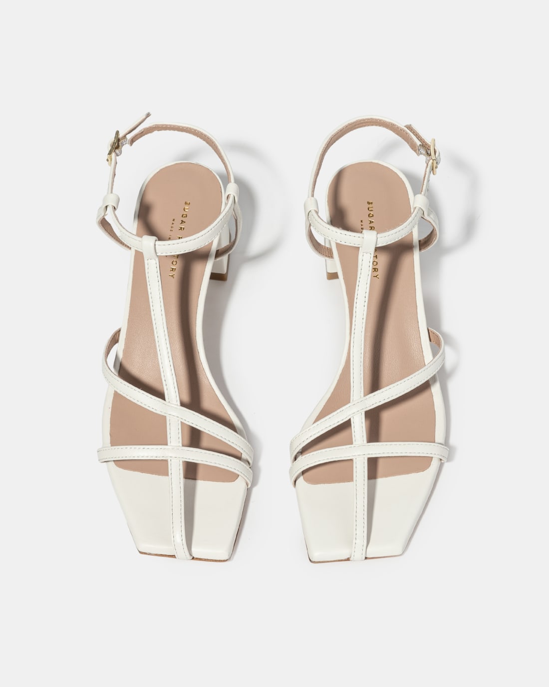 Белые босоножки с ремешками - Image 3 of 4