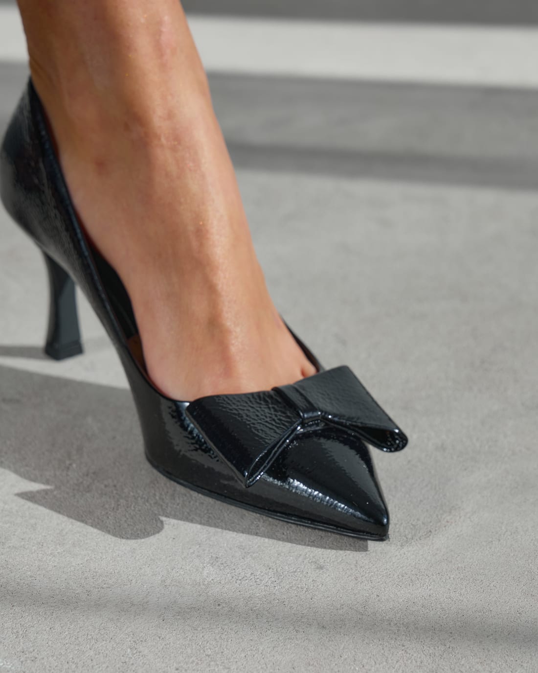 Черные лакированные туфли на шпильке - Image 6 of 6