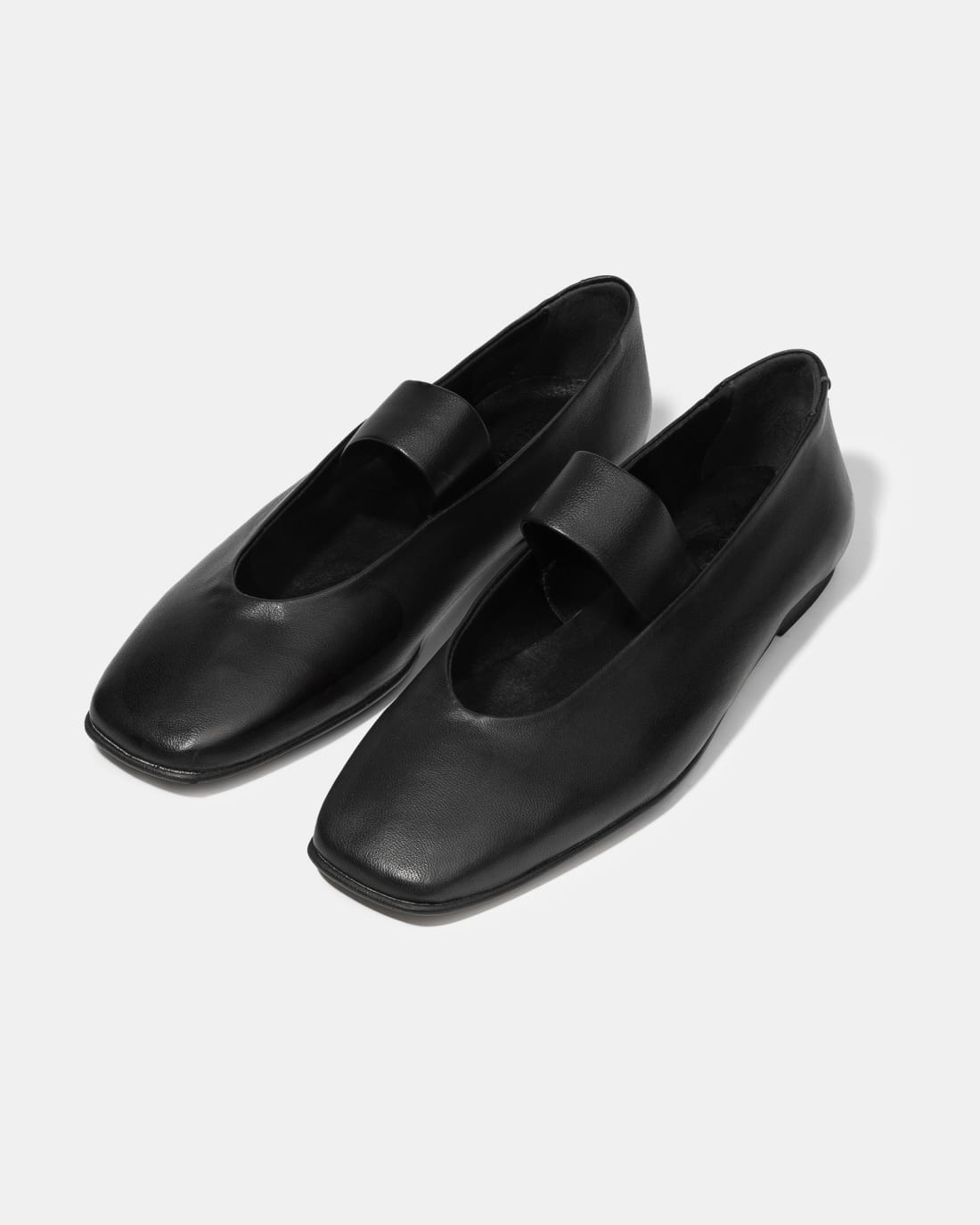 Черные кожаные туфли с ремешком - Image 2 of 4