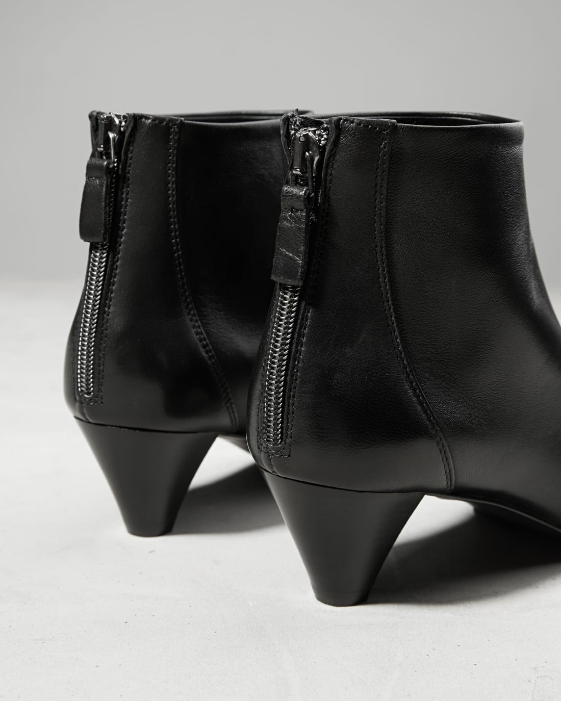 Черные ботильоны из натуральной кожи - Image 3 of 6