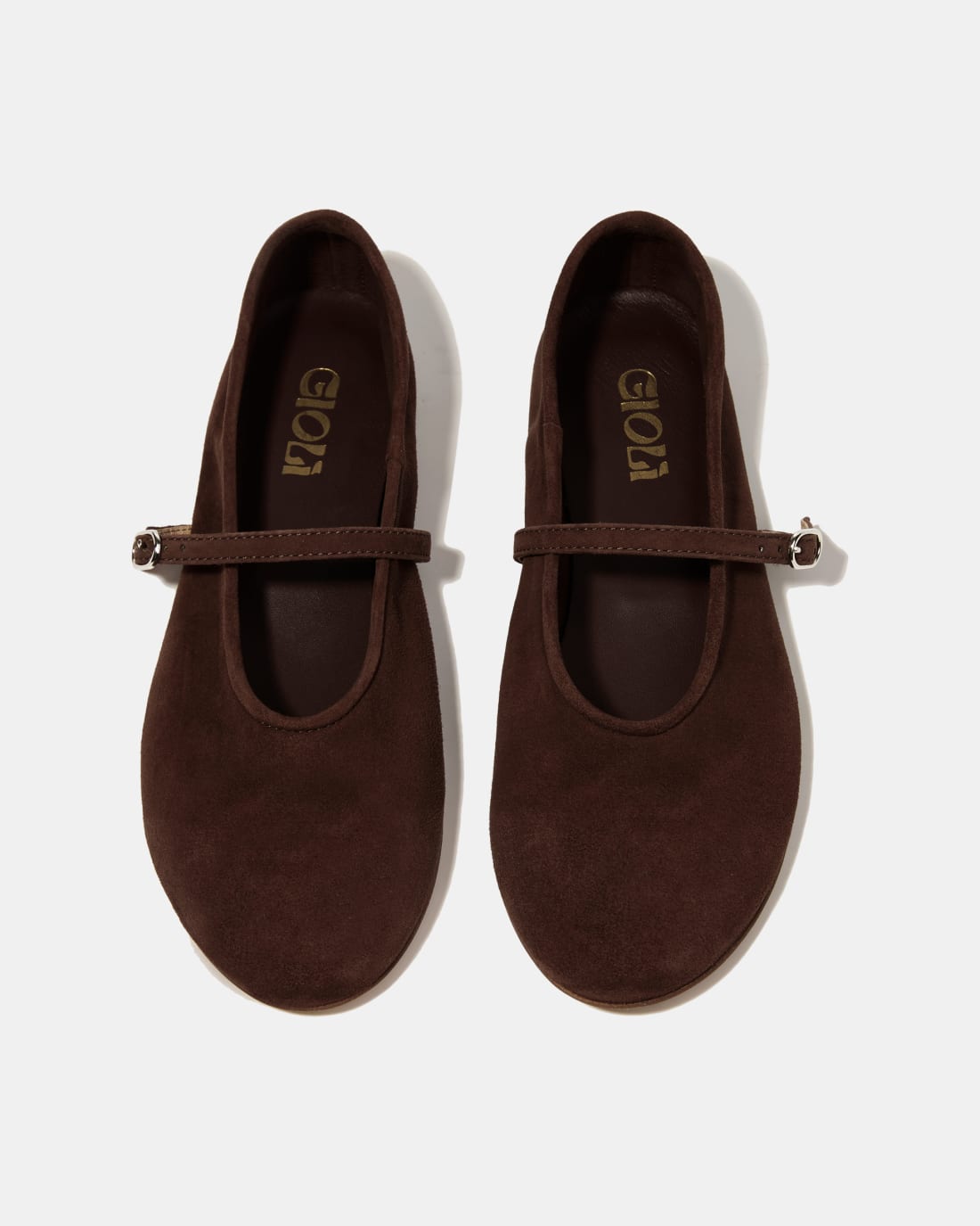 Темно-коричневые замшевые балетки - Image 3 of 4