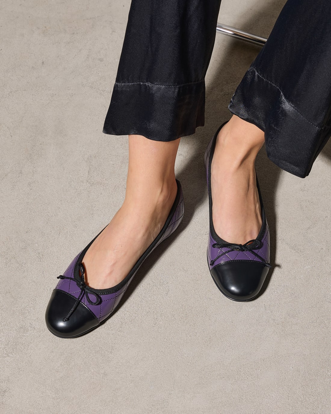 Фиолетовые балетки из натуральной кожи - Image 6 of 6